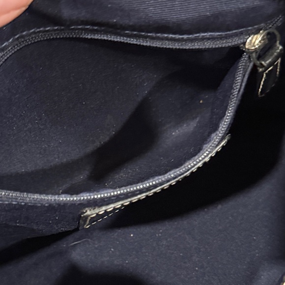 COACH Y2K 2000’s East West 9363 Shoulder Bag Leather Canvas Black Signature - Picture 13 of 15